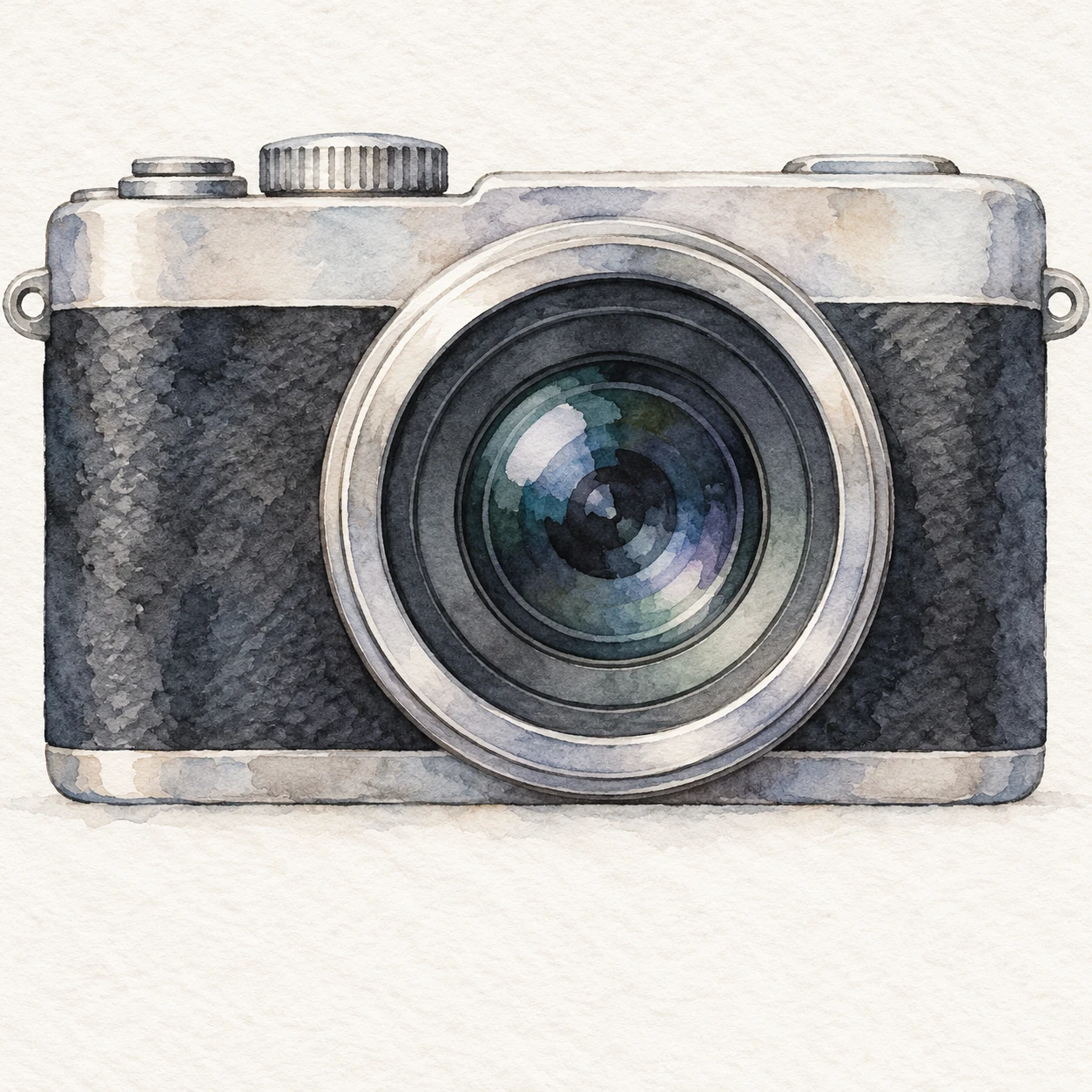 Profile picture of a compact camera (watercolor)