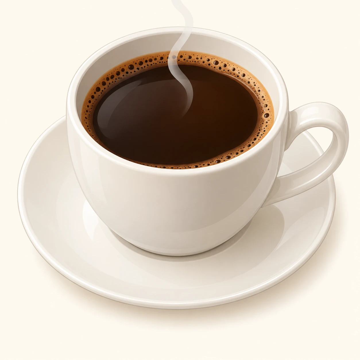 コーヒーカップのアイソメトリックイラストのプロフィールアイコン（アイソメトリック）