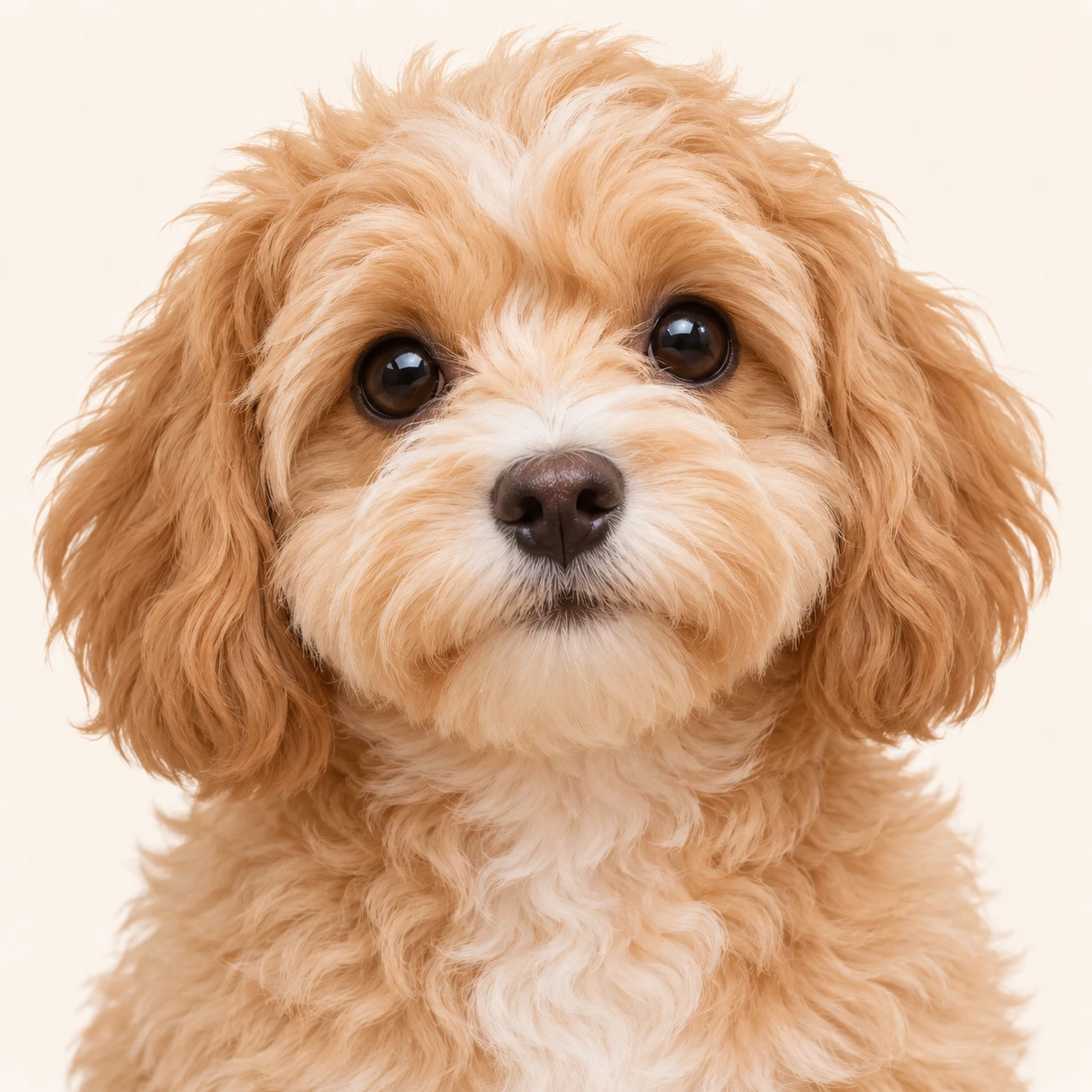 복슬복슬한 소형견의 프로필 아이콘 (소프트 3D)
