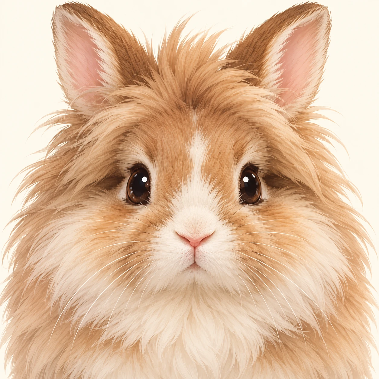 Profile picture of a lionhead rabbit (chibi)