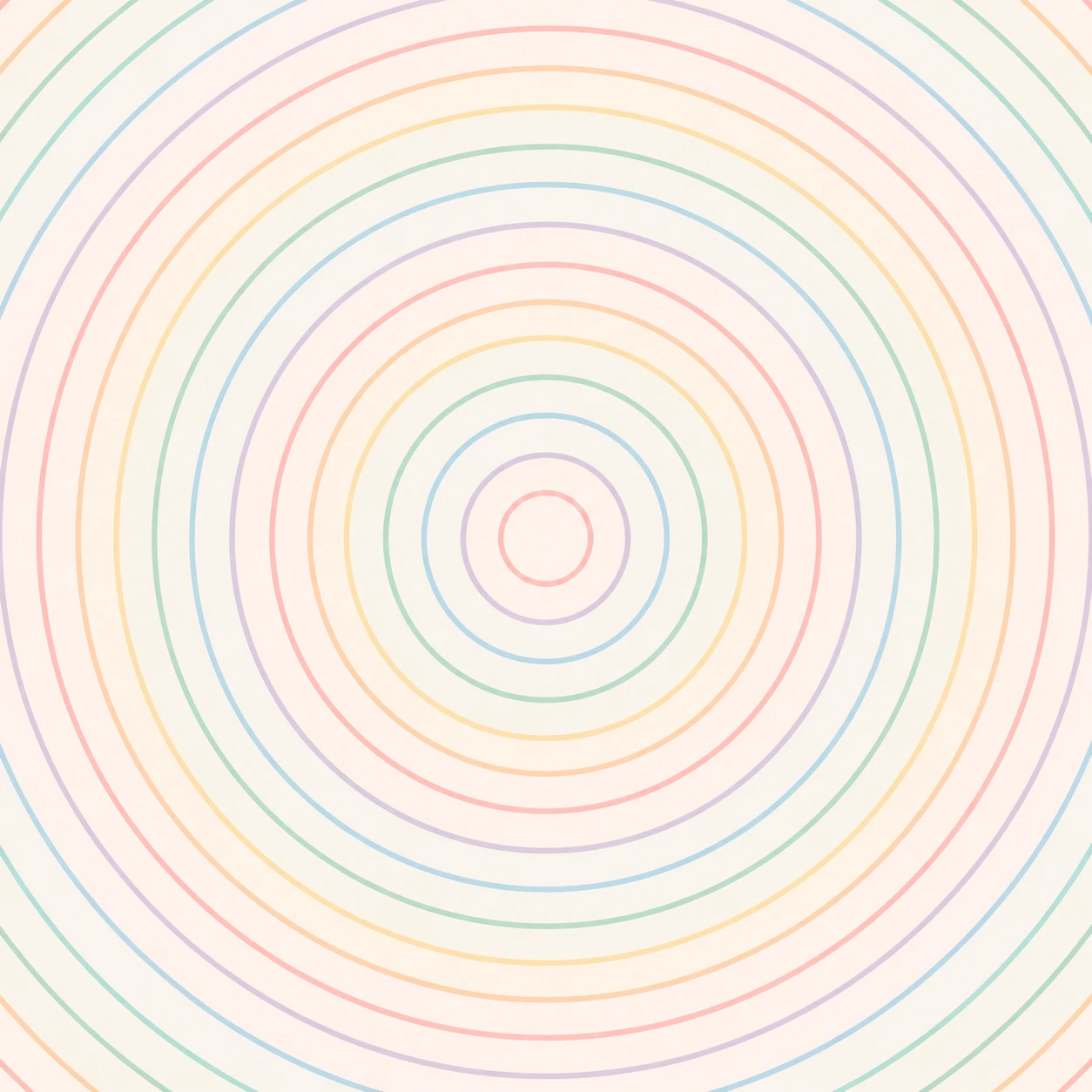 Profile picture of concentric ripples (soft pastel)