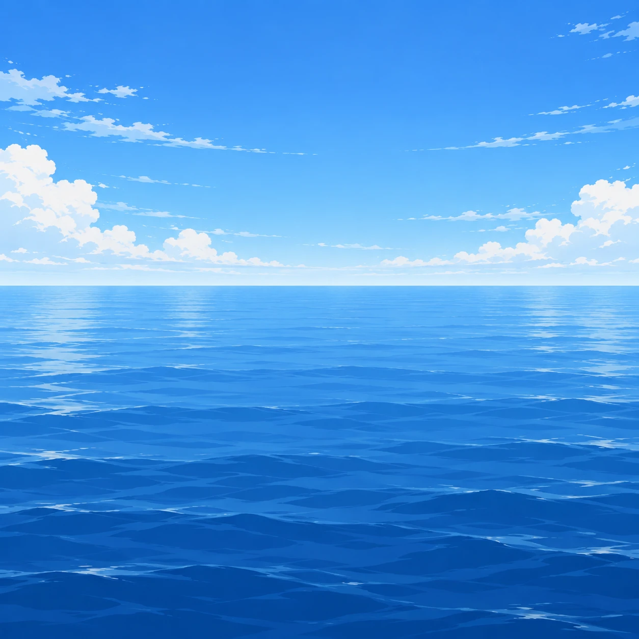 大海与地平线的头像（动画平涂）
