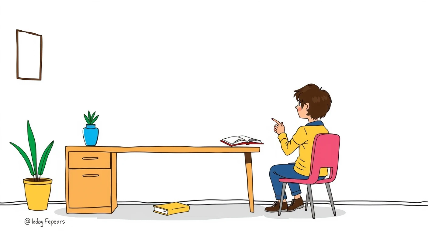 先生が生徒に個別に教える様子のイラスト