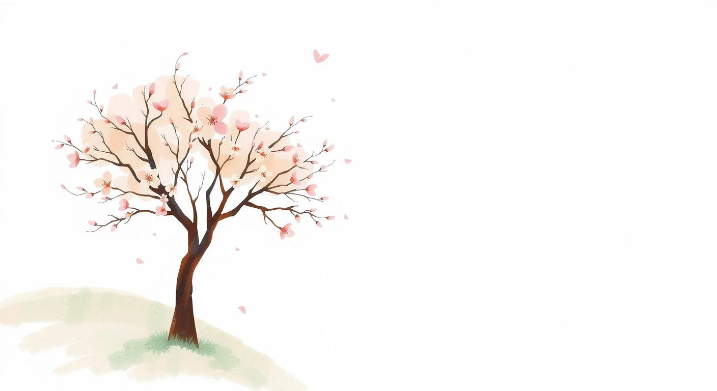 春・季節・桜・木のイラスト